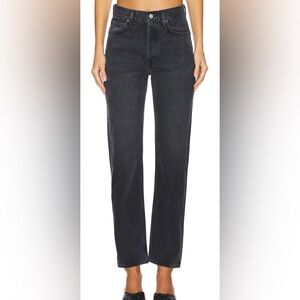 Agolde Pinch Waist High Rise Straight Jeans